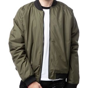 *Brand New Bomber* FBRK Olive Hayven 2 Padded Bomber Jacket- Men’s Medium- NWT